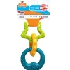 Nylabone Puppy Power Chew Teething Toy Rings Dogs Bacon Flavor, Small