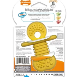 Nylabone Puppy Rubber Teether Vanilla Flavor, Small