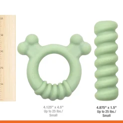 Nylabone Sensory Material Puppy Teething Ring Chicken Flavor, Small