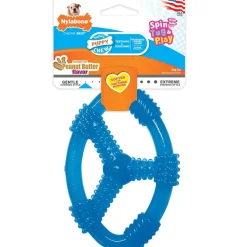 Nylabone Spin Tug & Play Puppy Chew Dog Toy, Medium/Wolf