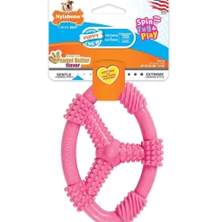 Nylabone Spin Tug & Play Puppy Chew Dog Toy, Medium/Wolf