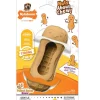 Nylabone Strong Rubber Allergen-Free Peanut Butter Flavor Tough Dog Treat Toy, Brown, Medium/Wolf