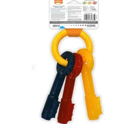 Nylabone Teething Keys Puppy Chew Bacon Flavored Dog Toy