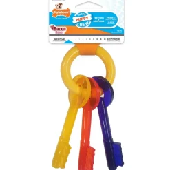 Nylabone Teething Keys Puppy Chew Bacon Flavored Dog Toy