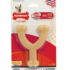 Nylabone Wishbone Dura Chew Power Chew Original Flavored Dog Toy