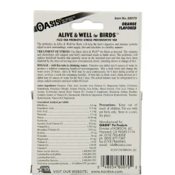 Oasis Alive & Well Probiotic Fizz-Tablets for Birds (6 ct)