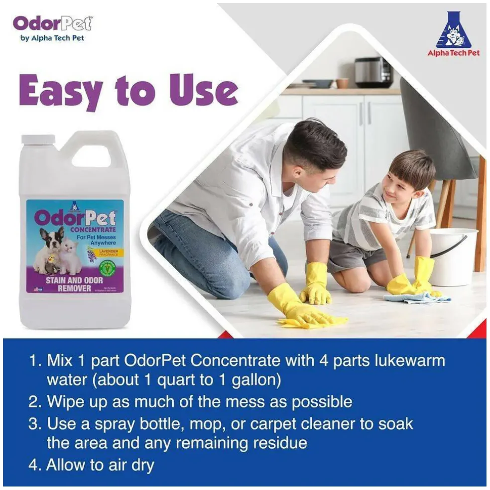 OdorPet Concentrate Stain and Pet Odor Remover (64 oz)
