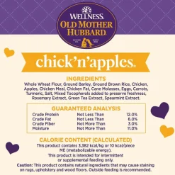 Old Mother Hubbard Chick' N' Apples Oven Baked Dog Biscuits Treats, 20-oz
