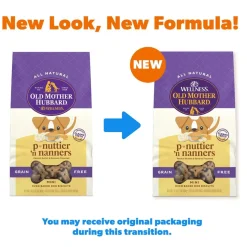 Old Mother Hubbard Grain-Free Mini P-Nuttier 'N Nanners Peanut Butter & Banana Flavored Dog Treats, 16-oz