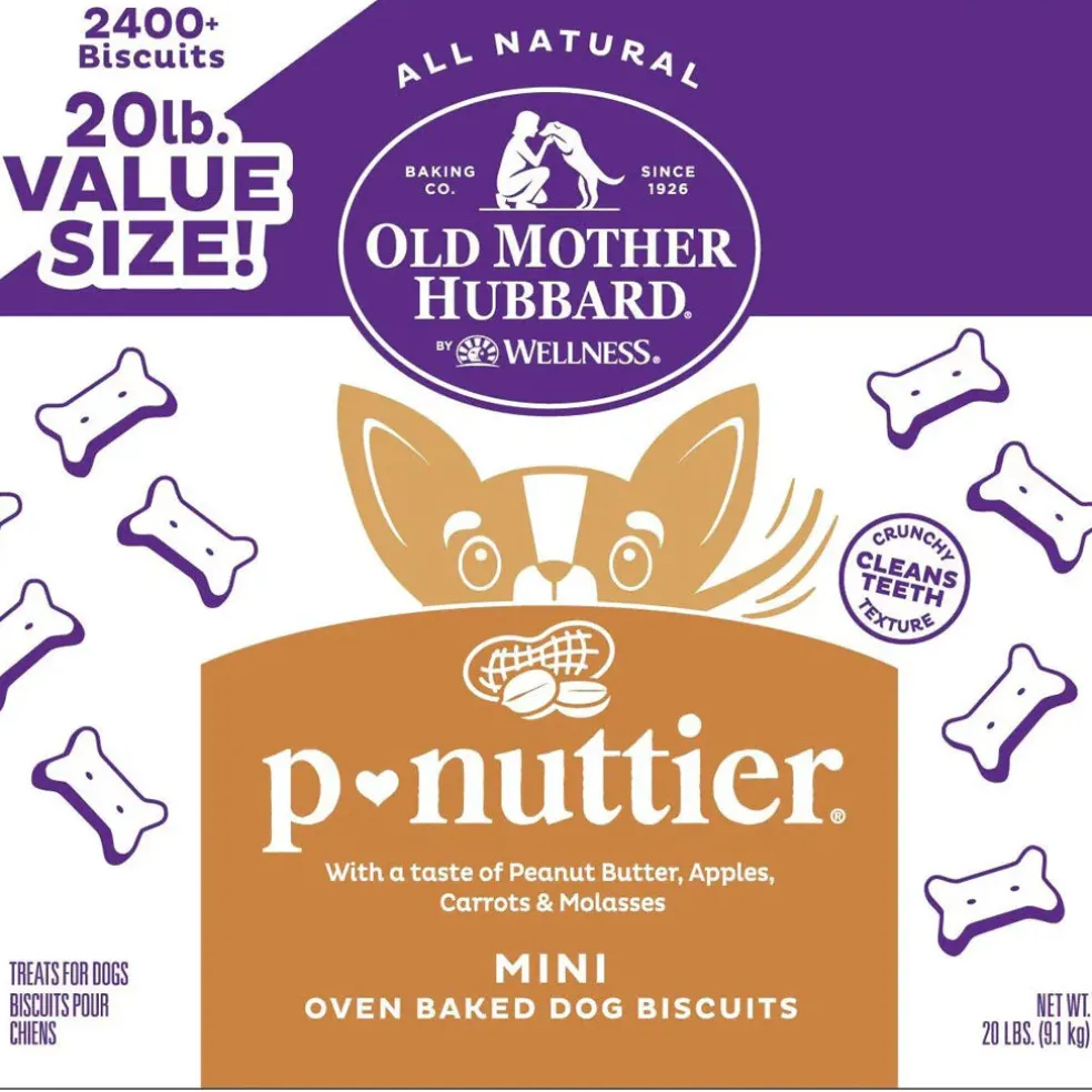 Old Mother Hubbard P-Nuttier Mini Oven Baked Biscuits Dog Treats