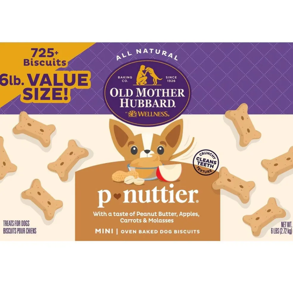 Old Mother Hubbard P-Nuttier Mini Oven Baked Biscuits Dog Treats