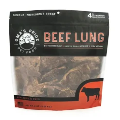 Oma's Pride Dehydrated Beef Lung Dog & Cats Treats