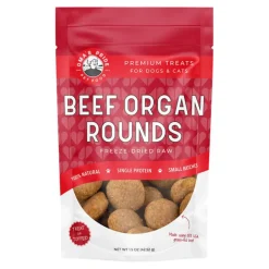 Oma's Pride Freeze-Dried Beef Organ Rounds Dog & Cat Treats (1.5 oz)