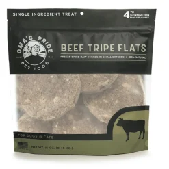 Oma's Pride Freeze-Dried Beef Tripe Chunks Dog & Cat Treats (1.5 oz)