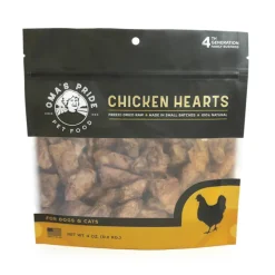 Oma's Pride Freeze-Dried Chicken Hearts Dog & Cat Treats