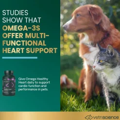 Omega Healthy Heart Capsules for Cats and Dogs