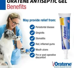 Oratene Brushless Oral Gel for Dogs & Cats (1oz)