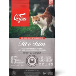 ORIJEN Fit & Trim Grain-Free High-Protein Premium Dry Cat Food