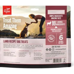 ORIJEN Grass Fed Lamb Grain-Free High-Protein Freeze Dried Dog Treats, 3.25-oz bag