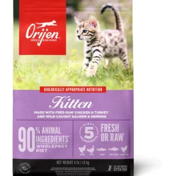ORIJEN Kitten Grain-Free High-Protein Premium Dry Cat Food