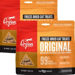 ORIJEN Original Freeze Dried Grain-Free High-Protein Raw Animal Ingredients Cat Treats, 1.25-oz bag