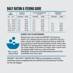ORIJEN Six Fish Grain-Free High-Protein Premium Dry Cat Food