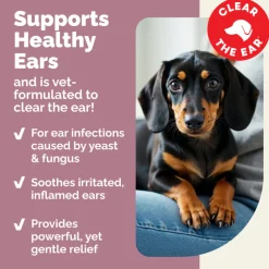 Oticbliss Advanced Vet Strength Allergy Ear Drops for Dogs and Cats, 1.8 oz