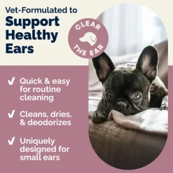 Oticbliss Ear Cleaning Wipes For Dogs & Cats, 100 ct
