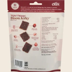 OTIS Wild Things Bison Jerky Treats for Dogs (4 oz)