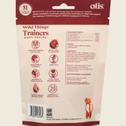 OTIS Wild Things Bison Trainers Bite-Sized Treats for Dogs (4 oz)