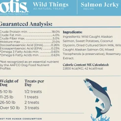 OTIS Wild Things Salmon Jerky Treats for Dogs (4 oz)
