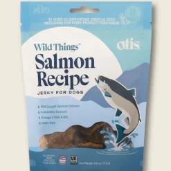 OTIS Wild Things Salmon Jerky Treats for Dogs (4 oz)