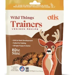 Otis Wild Things Trainers Venison Recipe Treats for Dogs, 4-oz