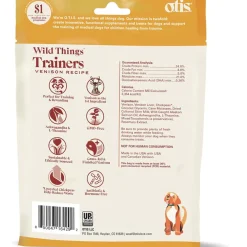 Otis Wild Things Trainers Venison Recipe Treats for Dogs, 4-oz
