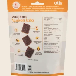OTIS Wild Things Venison Jerky Treats for Dogs (4 oz)