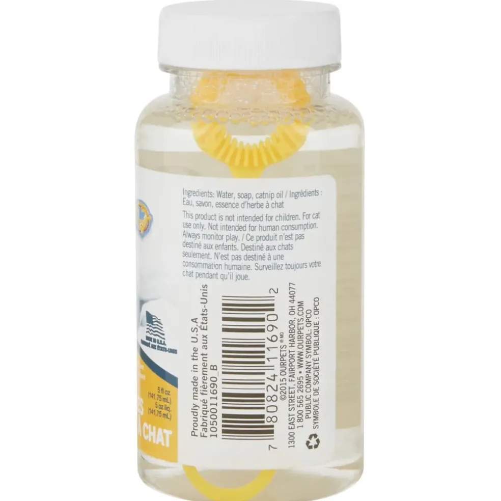 OurPets Catnip Bouncy Bubbles for Cats (5 oz)