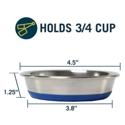 OurPets Durapet Premium Stainless Steel Pet Dish