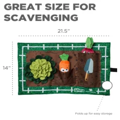 Outward Hound Activity Matz Garden Game Plush Dog Puzzle Mat