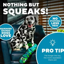 Outward Hound Invincible Durablez Snake 6 Squeaker Dog Toy, Extra Large