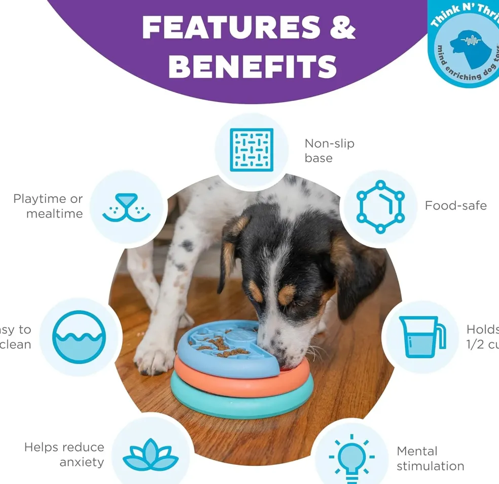Outward Hound Nina Ottosson Puppy Lickin' Layers Dog Puzzle Game