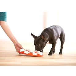 Outward Hound Nina Ottosson Smart Interactive Puzzle Toy For Dogs (Orange)