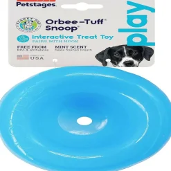 Outward Hound Planet Dog Orbee Snoop Interactive Treat Dispensing Toy Blue (Large)