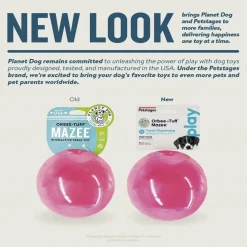 Outward Hound Planet Dog Orbee Mazee Interactive Treat Dispensing Puzzle Pink