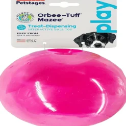 Outward Hound Planet Dog Orbee Mazee Interactive Treat Dispensing Puzzle Pink