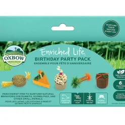Oxbow Animal Health Enriched Life Birthday Party Pack Small Animal Chew Toys
