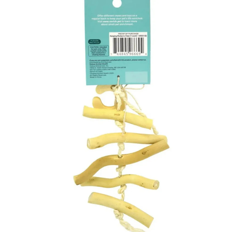 Oxbow Animal Health Enriched Life Hanging Mulberry Chew Small Animal Chew Toy