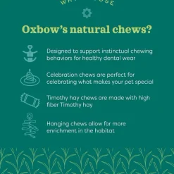 Oxbow Animal Health Enriched Life Crunchy Carrot Small Animal Chew Toy