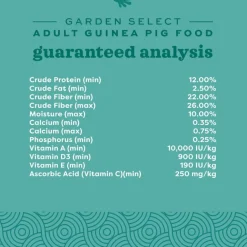 Oxbow Animal Health Garden Select Adult Guinea Pig Food