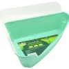Oxbow Enriched Life Corner Litter Pan with Removable Shield For Small Animals