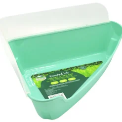 Oxbow Enriched Life Corner Litter Pan with Removable Shield For Small Animals